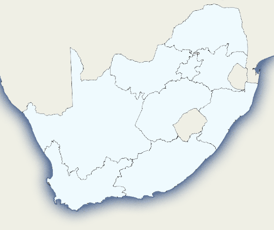 Map of South Africa
